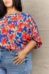 Hailey & Co New Season Plus Size Floral Blouse Blouses - Tophatter Daily Deals