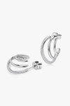 Moissanite 925 Sterling Silver Earrings Moissanite - Tophatter Daily Deals