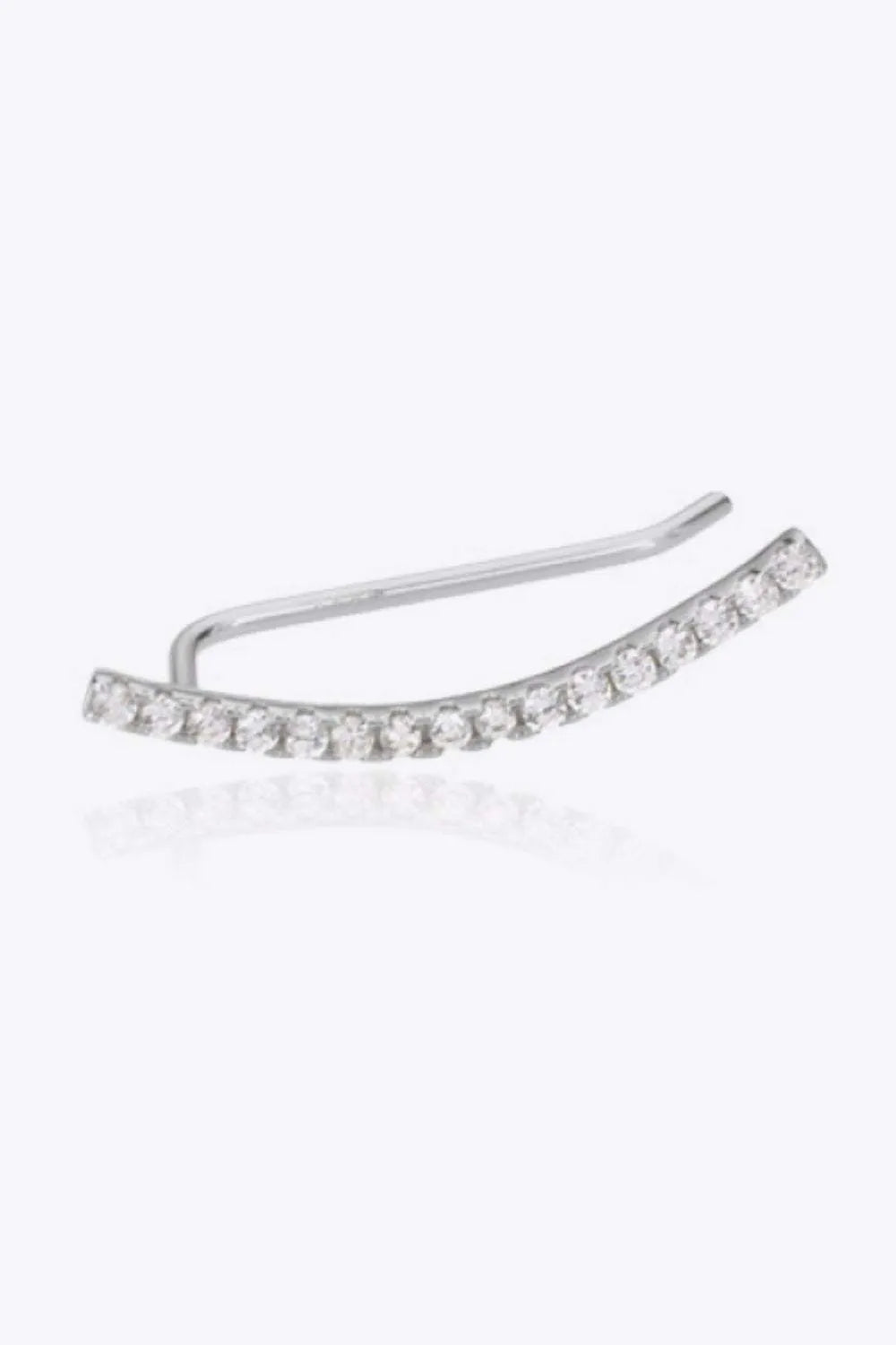 Zircon 925 Sterling Silver Earrings Earrings - Tophatter Daily Deals