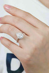 1.5 Carat Moissanite Teardrop Ring Moissanite - Tophatter Daily Deals