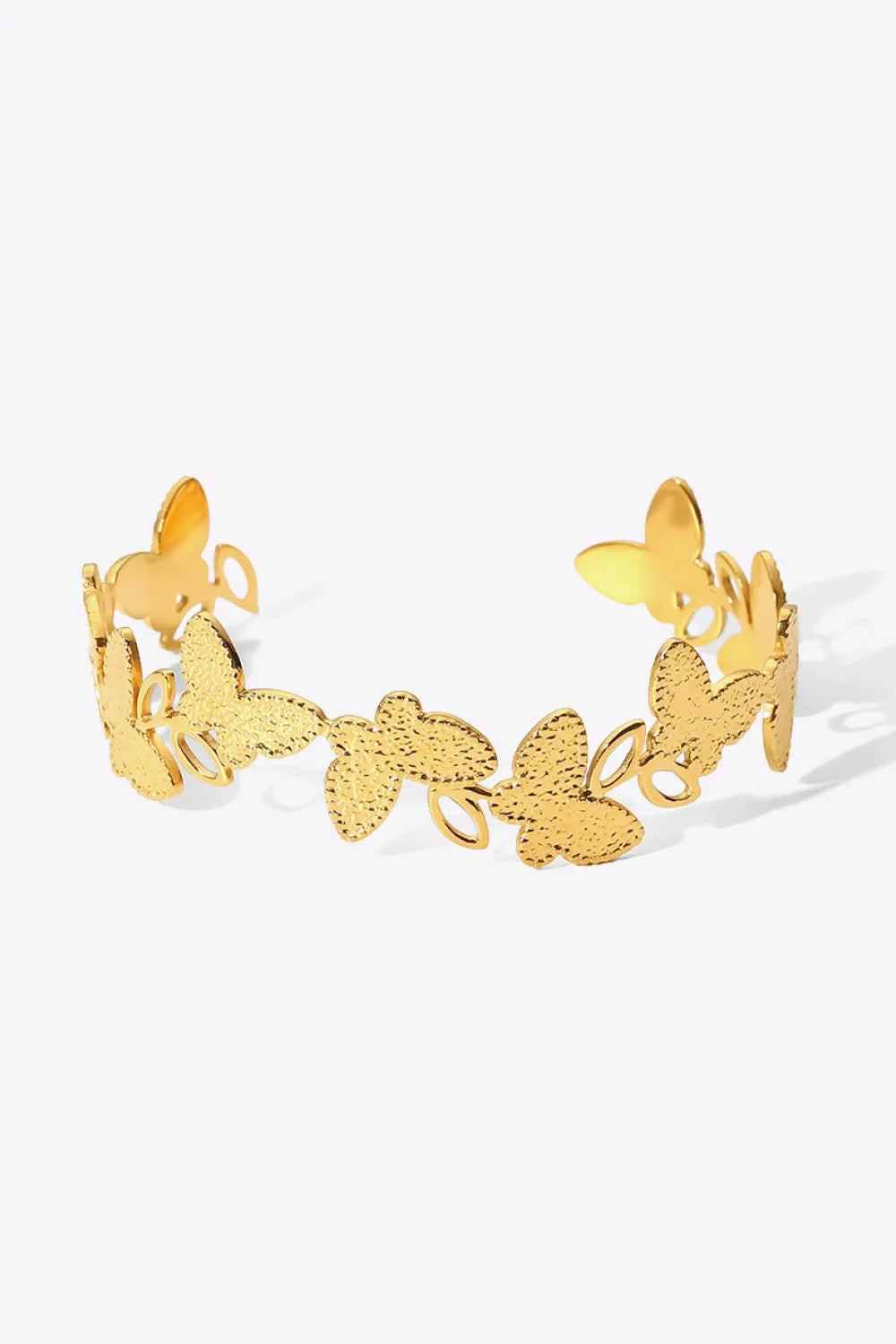 Butterfly-Shape Open Bracelet Bracelets - Tophatter Daily Deals