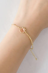 Flower Chain Bracelet Bracelets - Tophatter Daily Deals