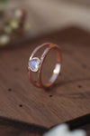 Moonstone Heart 925 Sterling Silver Ring Moonstone - Tophatter Daily Deals