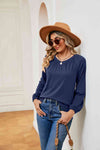 V-Neck Long Sleeve T-Shirt Women's T-Shirts - Tophatter Daily Deals