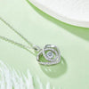 Moissanite 925 Sterling Silver Heart Shape Necklace Moissanite - Tophatter Daily Deals