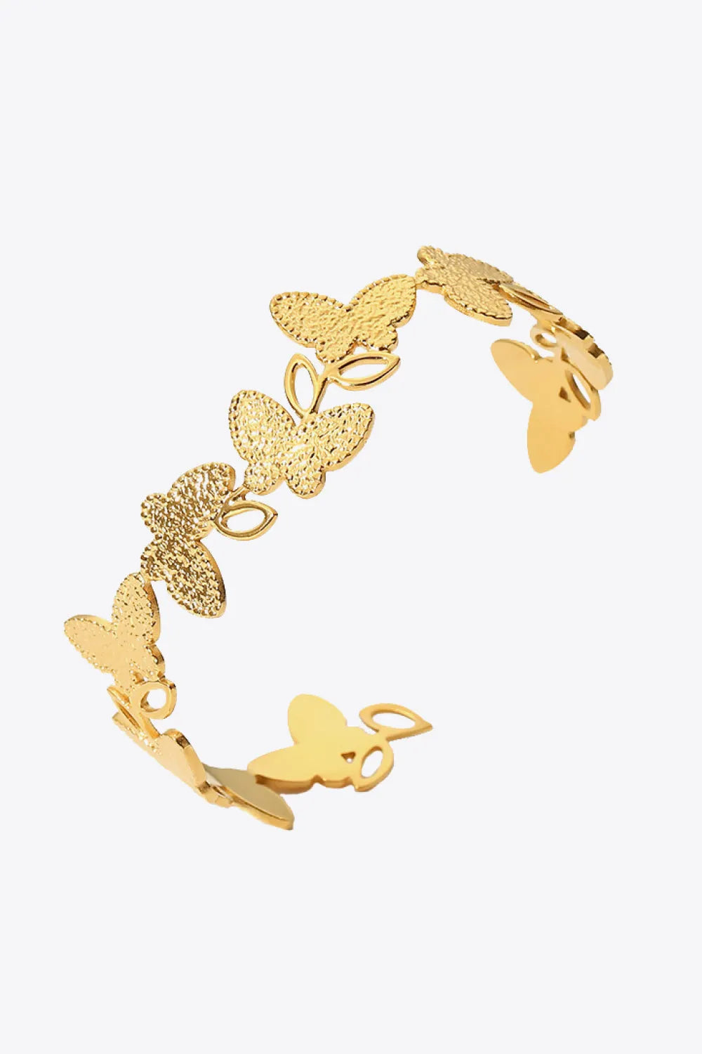 Butterfly-Shape Open Bracelet Bracelets - Tophatter Daily Deals