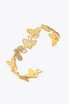 Butterfly-Shape Open Bracelet Bracelets - Tophatter Daily Deals