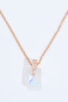 925 Sterling Silver Natural Moonstone Pendant Necklace Moonstone - Tophatter Daily Deals