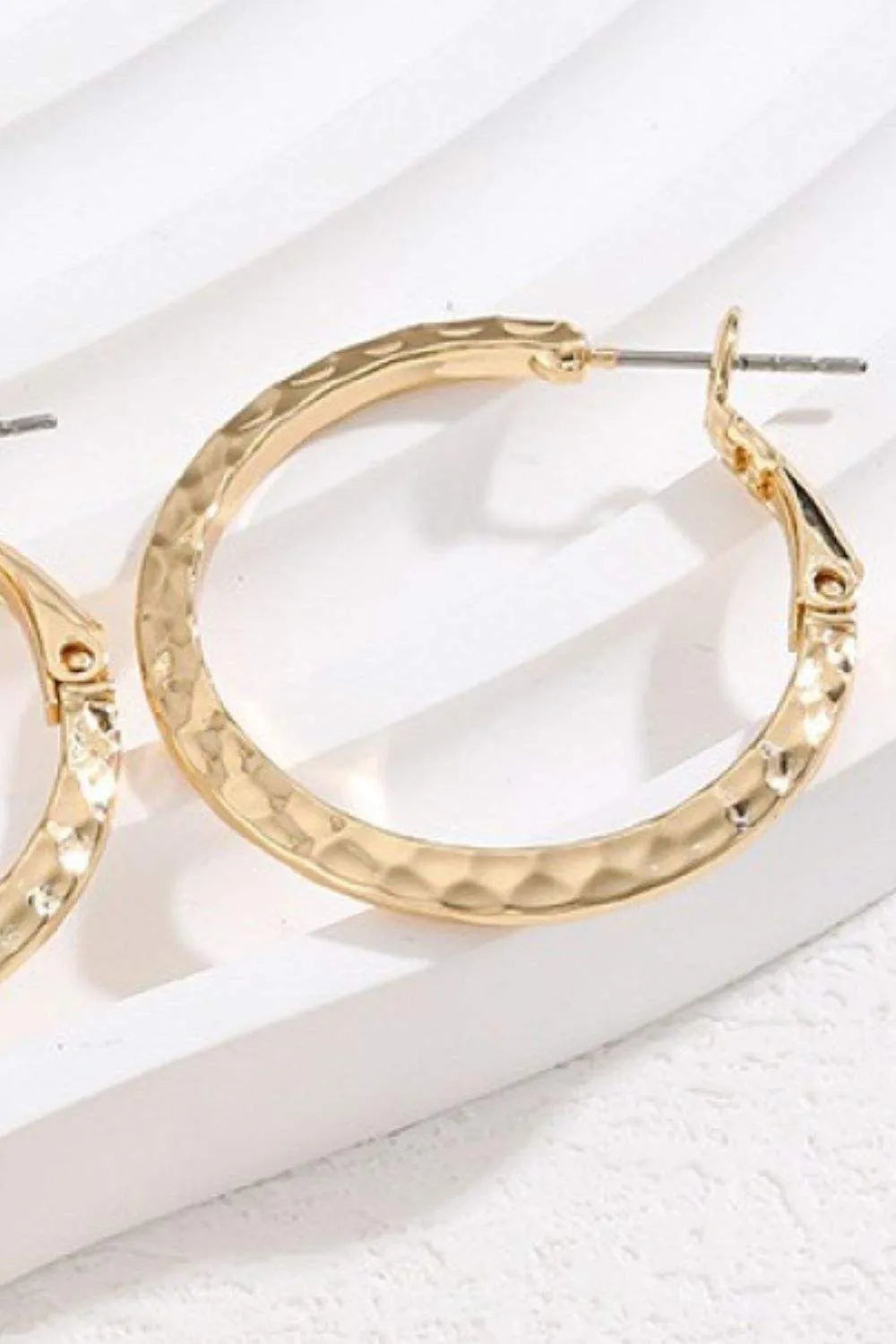 Minimalist Copper Hoop Earrings Earrings - Tophatter Daily Deals