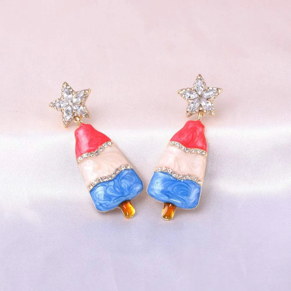Christmas Tree Rhinestone Alloy Earrings Earrings - Tophatter Daily Deals
