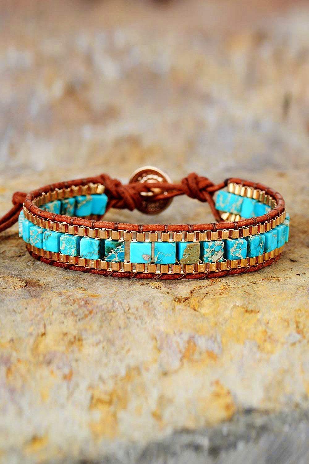 Imperial Jasper Bracelet Bracelets - Tophatter Daily Deals