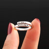 925 Sterling Silver Engraved Bypass Ring Rings - Tophatter Daily Deals