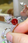 2 Carat Moissanite Adjustable Animal Ring Moissanite - Tophatter Daily Deals