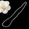 21.7" Snake Chain 925 Sterling Silver Necklace Necklaces - Tophatter Daily Deals