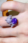 2 Carat Moissanite Adjustable Animal Bypass Ring Moissanite - Tophatter Daily Deals